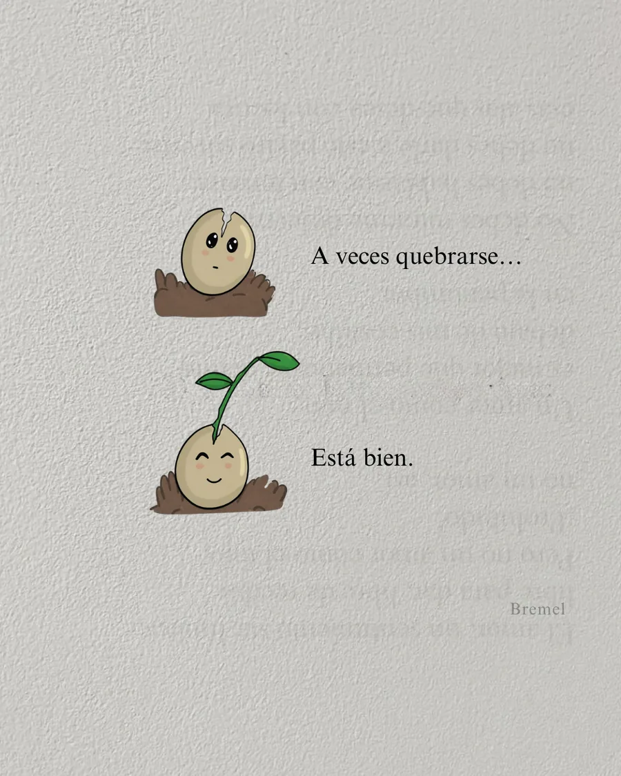 A veces quebrarse está bien.